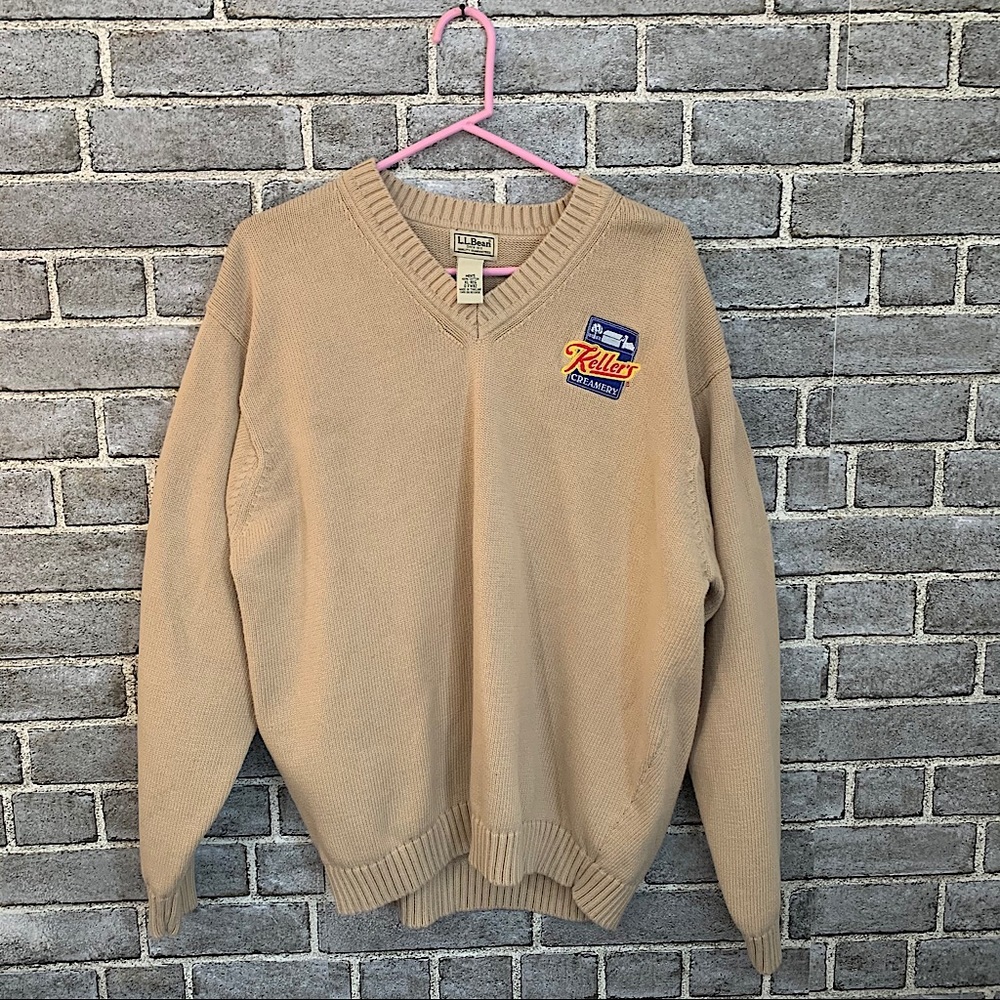 Oversized Vintage Tan Sweater